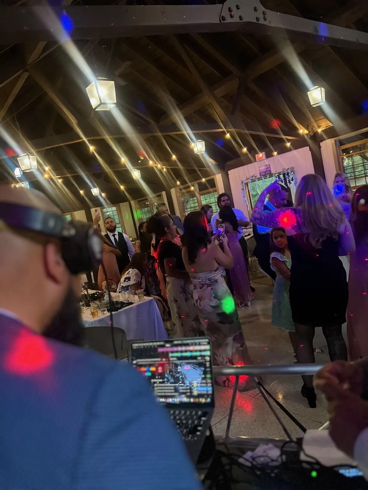 Guests dancing at a celebration