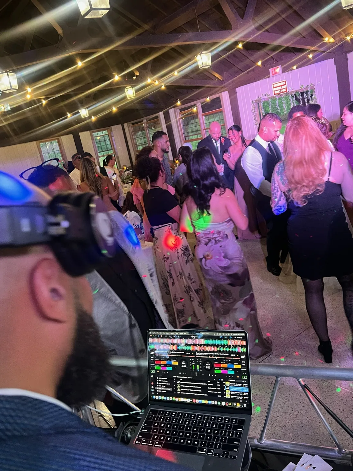 Guests gathered for a celebration